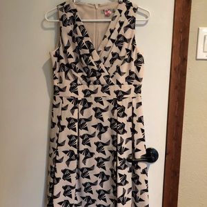 Eliza J Origami Crane Dress